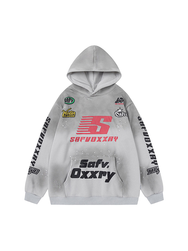 Racing Hooded Sweatshirt