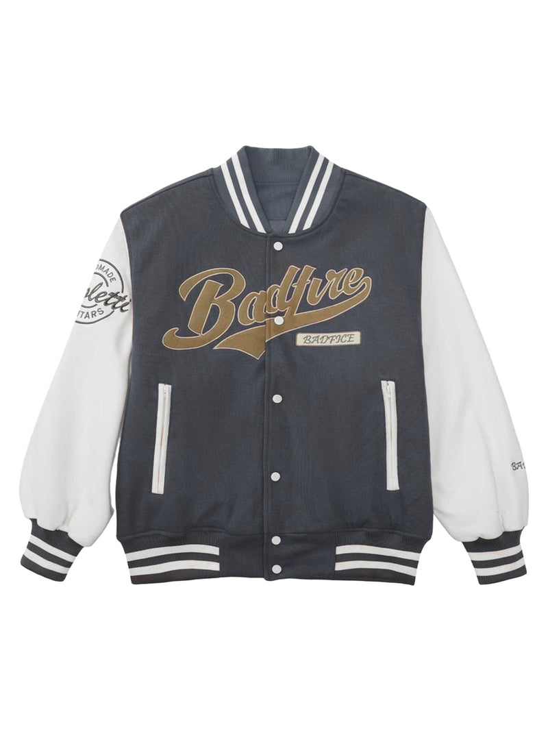 Embroidered Baseball Bomber Jacket