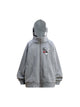 Multi Bedge Zip Up Fleece Hoodie