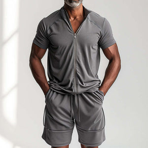 Men's Simple Breathable Casual Sports Suit