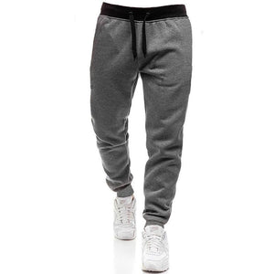Pantalones deportivos casuales de polar para hombre