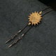 Verstellbare Bolo-Tie-Halskette aus Metall für Herren