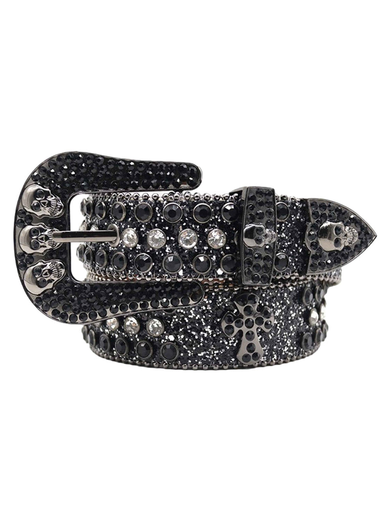 Rhinestone Beaded Belt