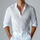 Men's Casual Cool Lapel Long Sleeve Shirt