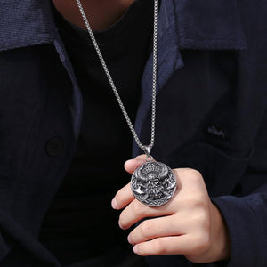 Collar vikingo nórdico informal vintage