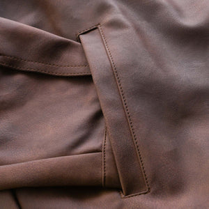 Herren Lederjacke mit Reißverschluss