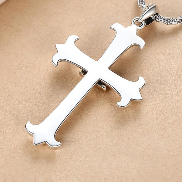 Vintage Evil Eye Cross Necklace