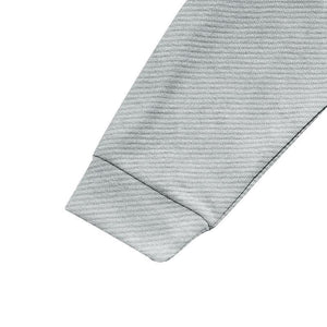 Chaqueta informal de manga larga con solapa de sarga y botonadura sencilla para hombre