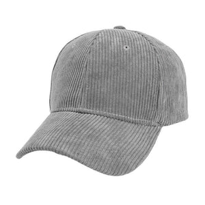 Gorra de pana informal retro para hombre