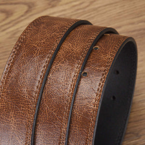 Men's Retro All-match PU Leather Pin Buckle Belt