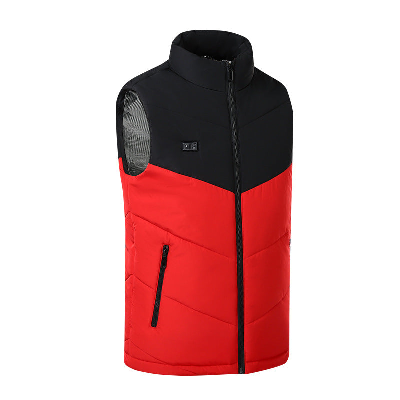 INTELLIGENT COLOR BLOCKING DUAL CONTROL ELEVEN ZONE HEATING VEST TANK