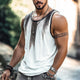 Camiseta sin mangas cómoda y fresca de verano para hombre