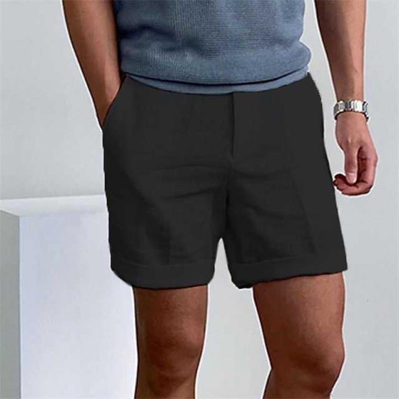 Men's Vintage Linen Beach Shorts