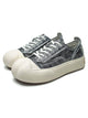 Deconstructed Distressed PU Leather Casual Shoes