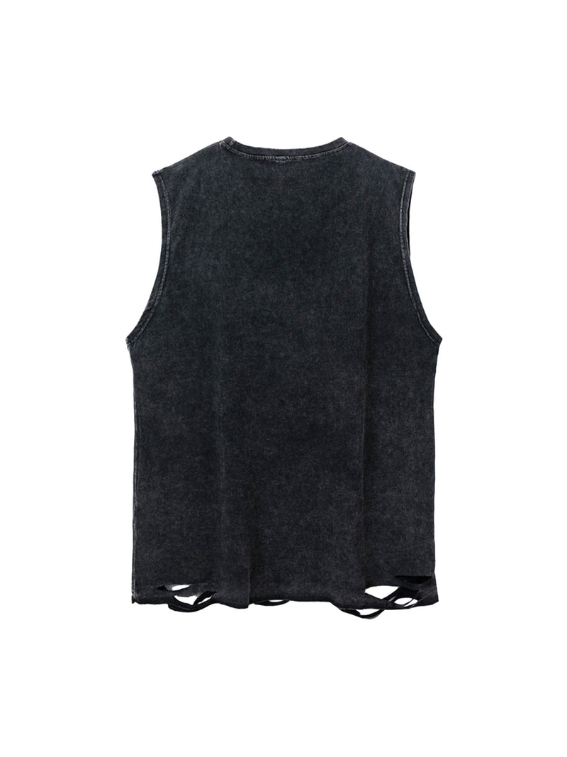 Hip-hop Loose Washed Undershirt