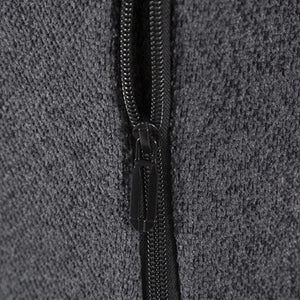 Cárdigan de punto de chenilla polar de color liso para hombre