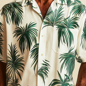 Men's Spring Fashion Fresh Printed Short Sleeve Shirt