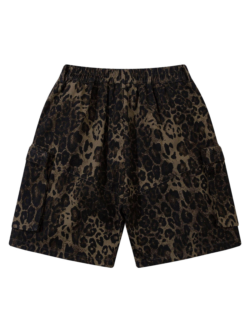 Street Leopard Print Shorts