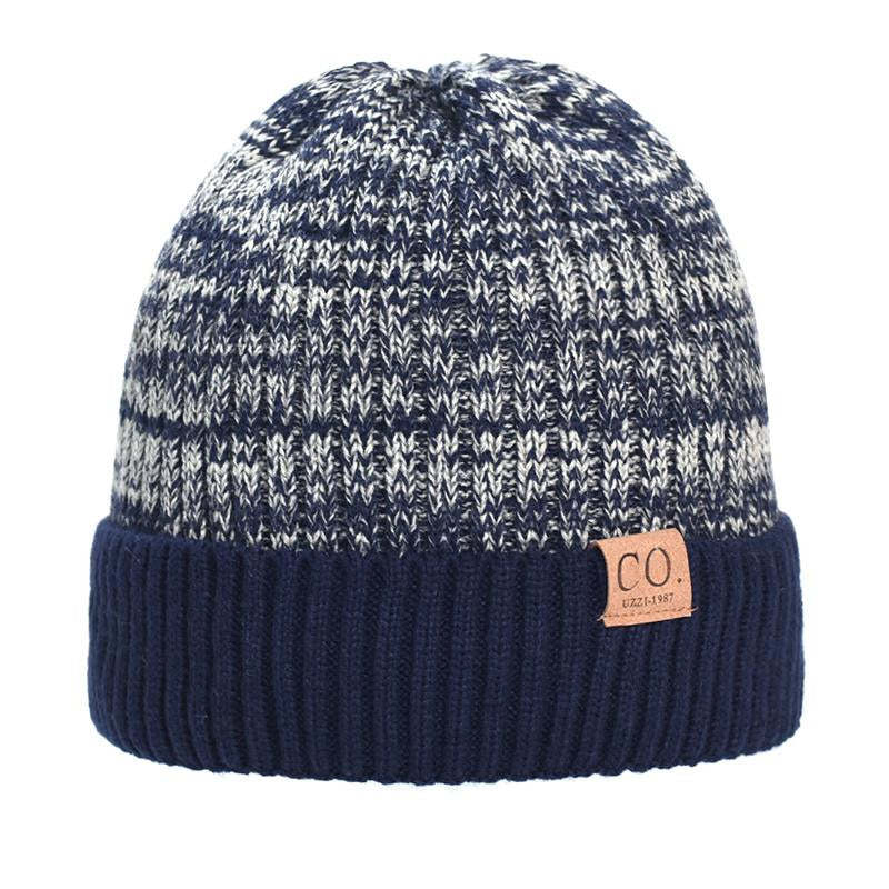 Men's Double Layer Wool Thick Warm Hat