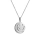 Collar retro informal con cara sonriente