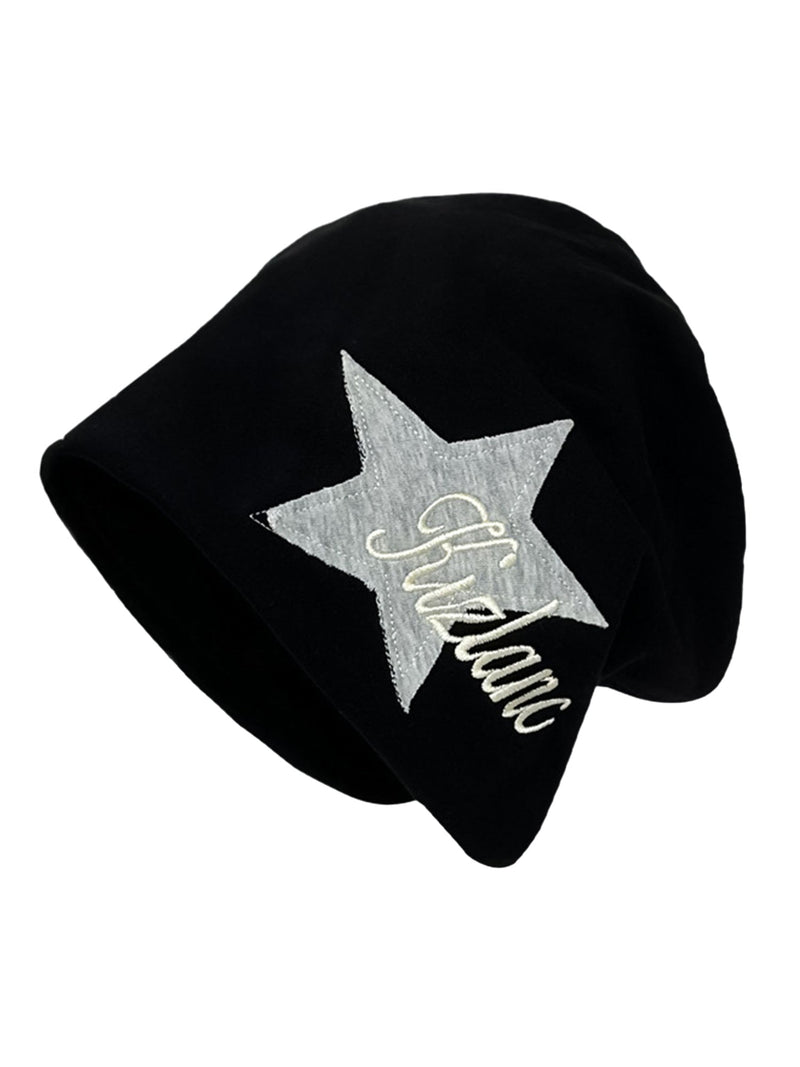 Star Embroidered Wrap Hat