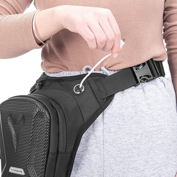 Men's Outdoor Cycling Motorcycle Waterproof Leg And Waist Bag