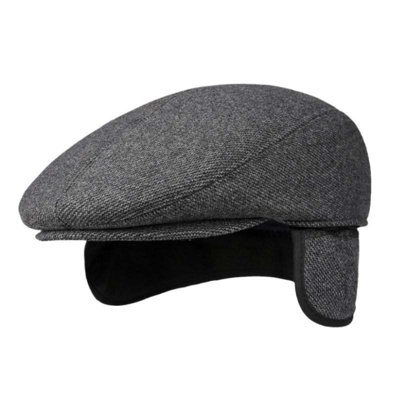 Boina retro informal con orejeras