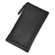 Cartera larga vintage de piel de Caballo Loco con cremallera de gran capacidad para hombre 