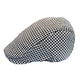 Boina vintage británica de pata de gallo para hombre