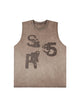 High Street Hip Hop Print Vest