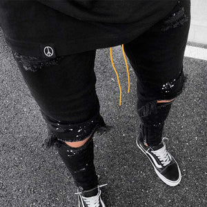 Men's Slim Fit Ripped Skinny Jeans