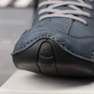 OUTDOOR FREIZEIT MID TOP MODE CASUAL WANDERSTIEFEL AUS LEDER