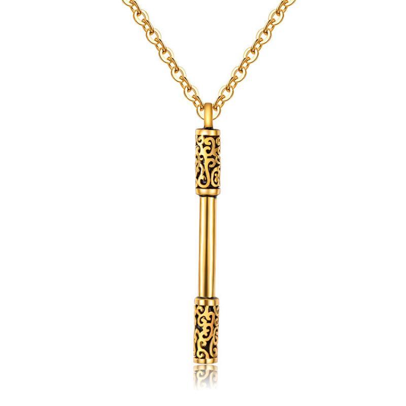 Vintage Casual Gold Hoop Necklace