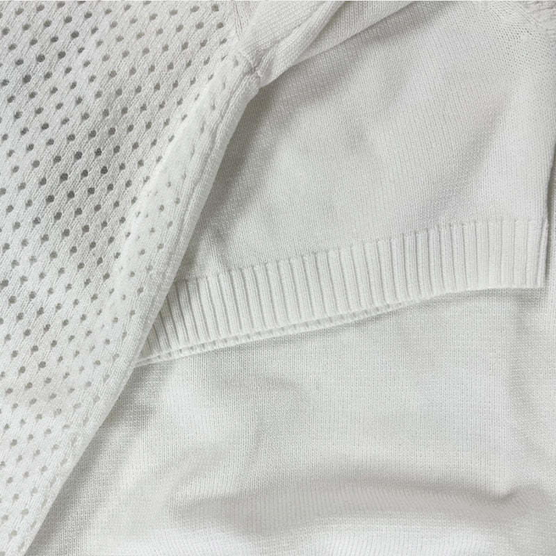 Camiseta deportiva de manga corta con cuello redondo y estampado de jacquard para hombre
