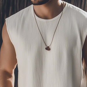 Men's Summer Basic Solid Color Sweat Absorbent Tank Top