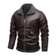 Herren All-in-One-Jacke aus Pelz und verdicktem Samtleder 