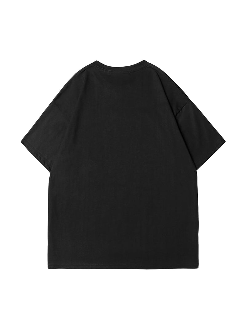 Dark Silhouette Print T-shirt