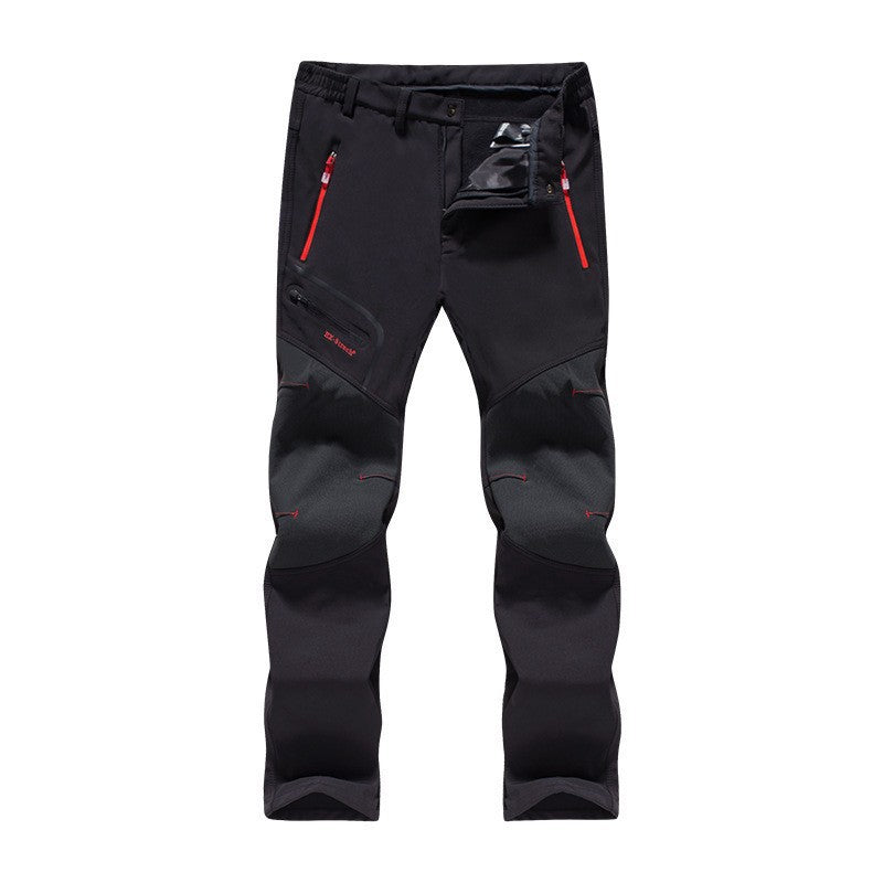 OUTDOOR QUICK DRYING PANTS, THIN, BREATHABLE, WATERPROOF, ELASTIC, ASSAULT PANTS, LOOSE HIKING AND MOUNTAINEERING PANTS