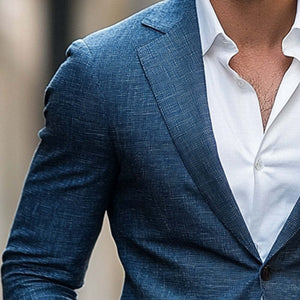 Men's Spring And Autumn Comfortable Two-Button Blazer