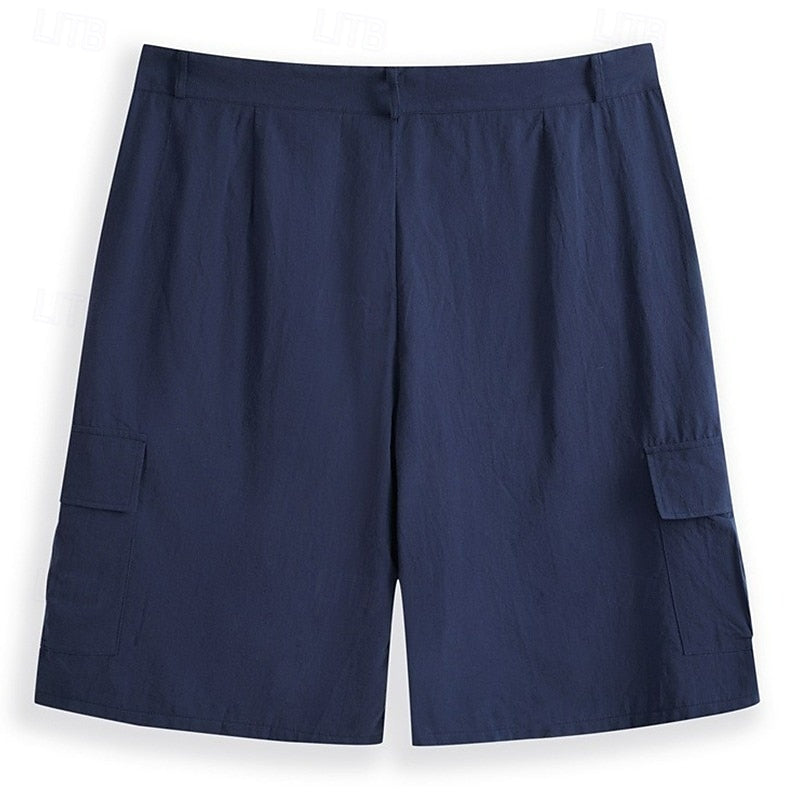 Men's Cargo Shorts With Multiple Pockets