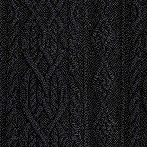 Herren Vintage Stehkragen Pullover Twisted Textured Strickpullover