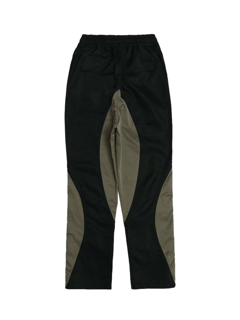 Retro Street Hip-hop Colorblock Trousers