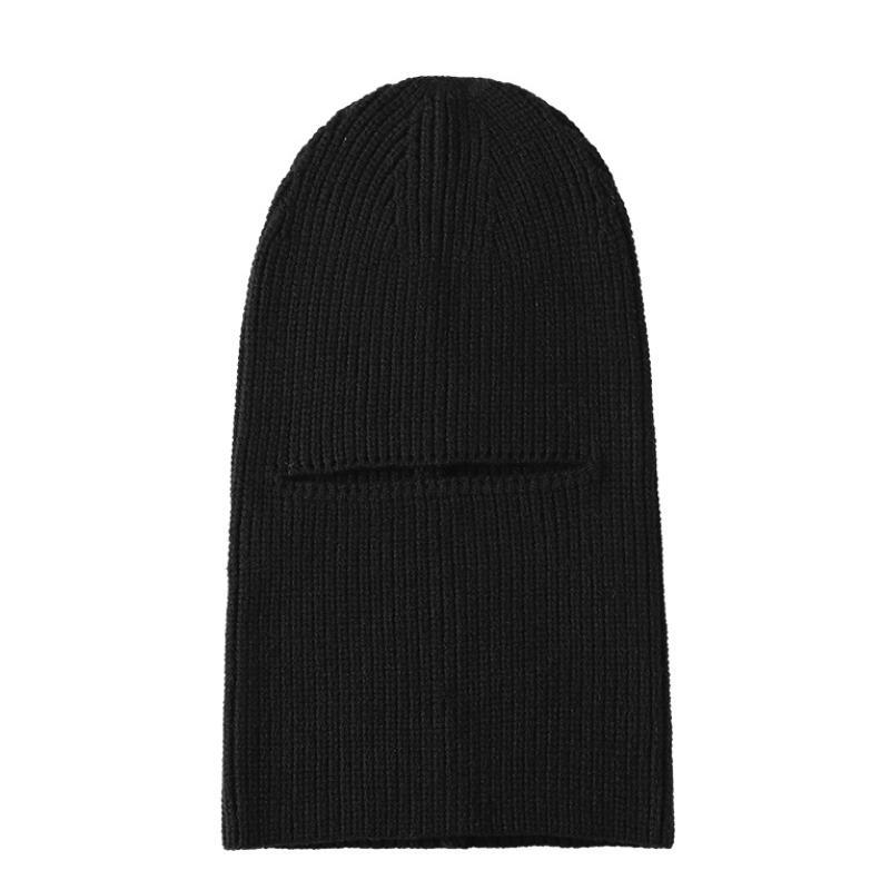 Men's Classic Windproof Cold-proof Headgear Mask Warm Knitted Hat