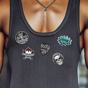 Men's Retro Trend Rock Knit Tank Top