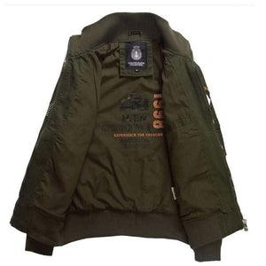 Vintage-Bomberjacke mit Reißverschluss für Herren