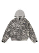 Camouflage Hooded Bomber Jacket