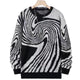 Men's Jacquard Crew Neck Knitted Sweater