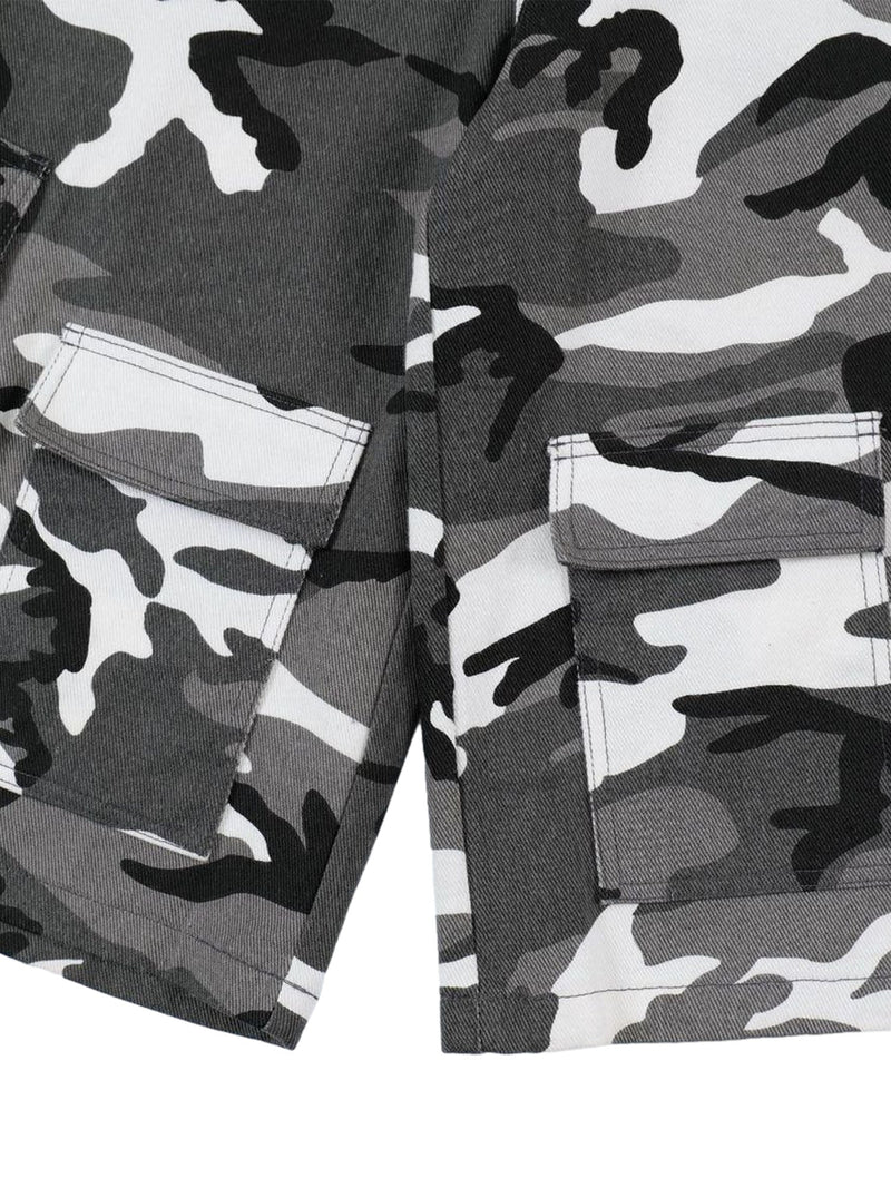 American High Street Camouflage Workwear Casual Jorts