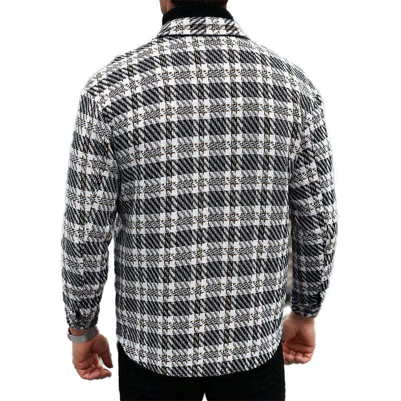 Men's Blended Lapel Single-breasted Jacket