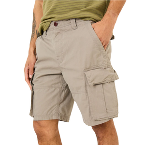 Pantalones cortos cargo holgados, informales, cómodos y de algodón lavado con múltiples bolsillos para hombre